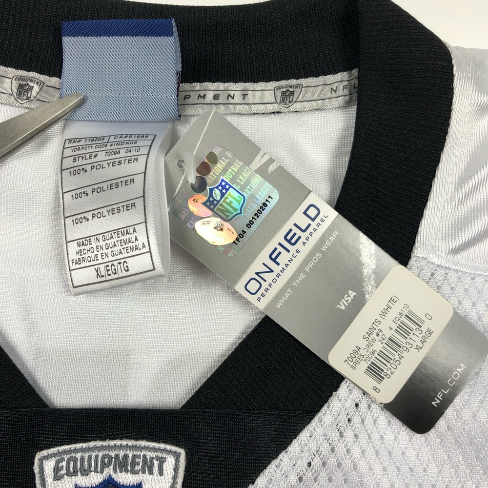 Drew Brees New Orleans Saints Reebok NFL Jersey - Picture 6 of 10